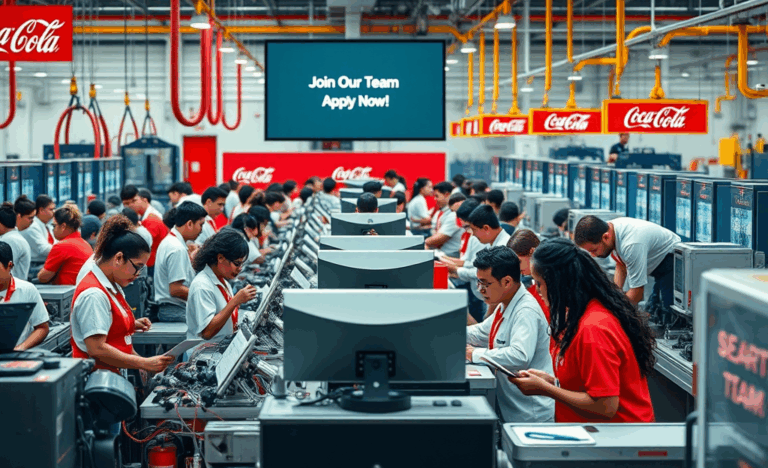 Opportunità di lavoro in Coca-Cola per assistente di produzione