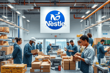 Opportunità di lavoro in Nestlé nelle fabbriche e centri logistici con 41 posti disponibili.
