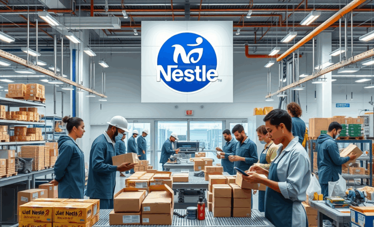 Opportunità di lavoro in Nestlé nelle fabbriche e centri logistici con 41 posti disponibili.