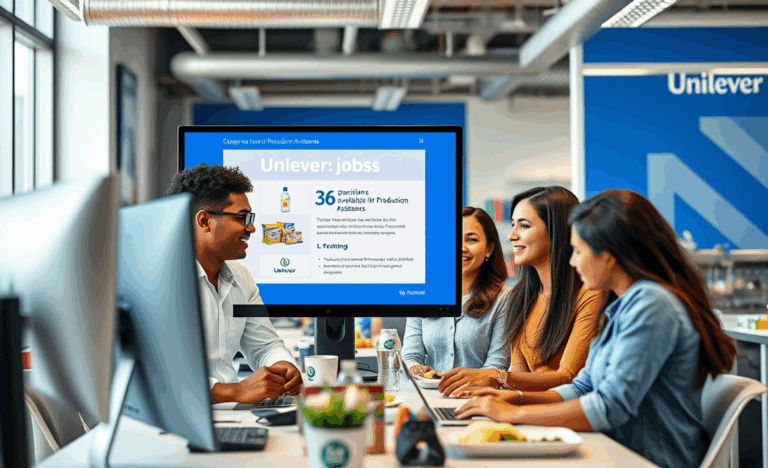 Opportunità di lavoro in Unilever per assistente di produzione