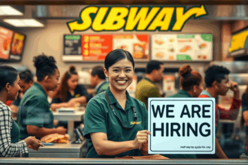 Immagine rappresentativa dei posti disponibili al Subway per lavorare come addetto.