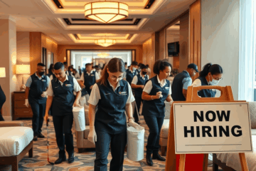 Opportunità di lavoro nel Gruppo Hilton per addetti alle pulizie e ai servizi generali.