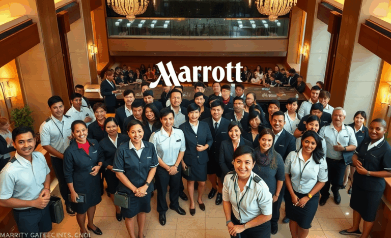 Opportunità di lavoro presso Marriott Hotels per cameriera e aree operative.