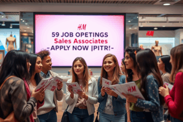 Un'immagine che rappresenta le opportunità di lavoro presso H&M per addetti alle vendite.