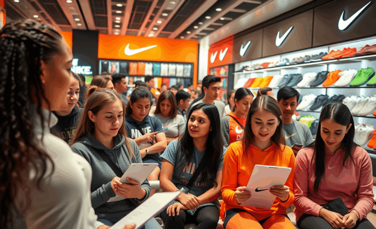 Opportunità di lavoro in Nike per assistenti di negozio e provatori