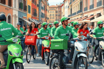 Fattorini principianti cercati da Deliveroo per consegne a domicilio.