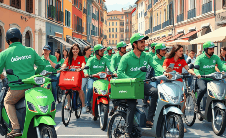 Fattorini principianti cercati da Deliveroo per consegne a domicilio.