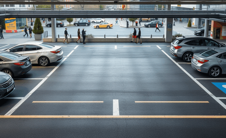 Immagine che rappresenta i posti disponibili per operatori di parcheggio in una zona di sosta.