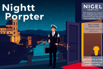 Opportunità di lavoro come portiere notturno in diverse località italiane.