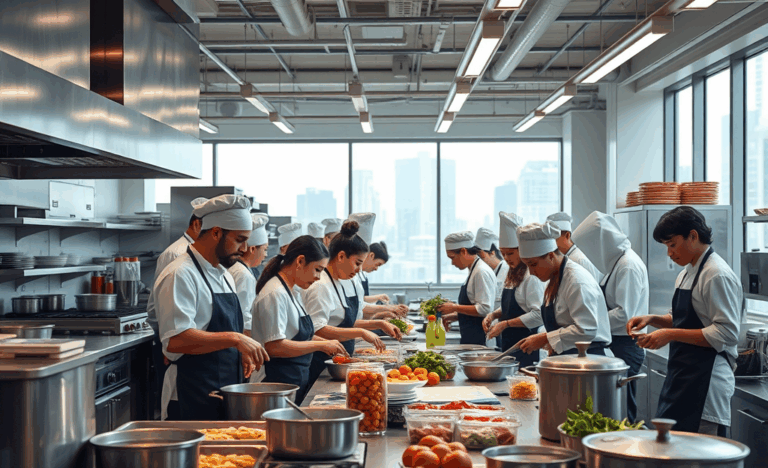 Opportunità di lavoro per assistente di cucina industriale