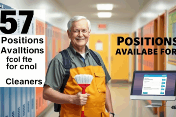 57 posti disponibili per assistente alla pulizia scolastica