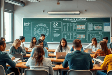 Immagine relativa all'opportunità di lavoro per assistenti di magazzino.