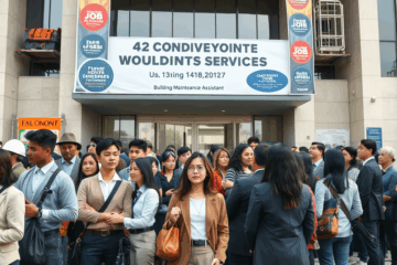 Posti disponibili per assistente alla manutenzione edilizia.